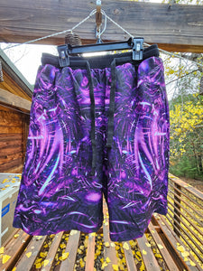 Purple Portal Mens Shorts