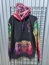 IN STOCK: X-LARGE Spectral Evidence PULLOVER Hoodie with Maroon/Red Faux Fur in the hood