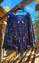 Bubble Control Crushed Velvet Pullover Shawl