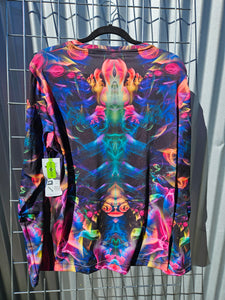 Sale: Medium Rainbow Smoke Long Sleeve T-Shirt