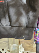 SMALL: Isis/Ina May Banjo Glass Remix Pullover Hoodie with Purple Faux Fur lined in the hood