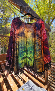 Spectral Evidence Crushed Velvet Pullover Shawl