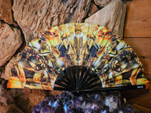Apis Mellifera UV Reactive Hand Fan
