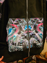 MISPRINT: X-LARGE: Hypnagogia ZIP UP with NO Faux Fur in the hood