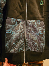 MISPRINTED: LARGE Meganeuropsis ZIP UP with NO Faux Fur in the hood