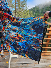 Mercury in Retrograde Velvet Hooded Pashmina