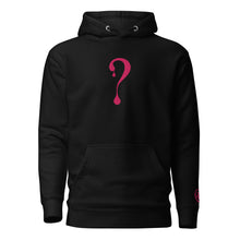 Pullover Hoodie with Pink Dripper Embroidery
