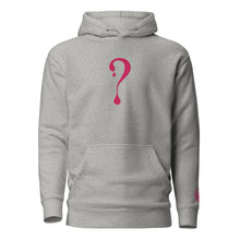 Pullover Hoodie with Pink Dripper Embroidery
