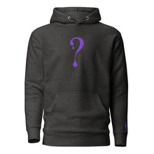 Pullover Hoodie with Purple Dripper Embroidery