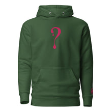 Pullover Hoodie with Pink Dripper Embroidery