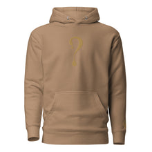 Pullover Hoodie with Old Gold Dripper Embroidery