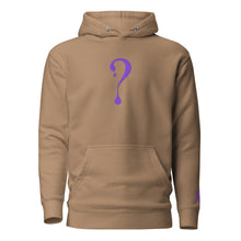 Pullover Hoodie with Purple Dripper Embroidery