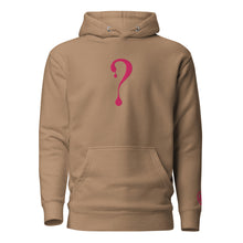 Pullover Hoodie with Pink Dripper Embroidery