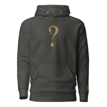 Pullover Hoodie with Old Gold Dripper Embroidery