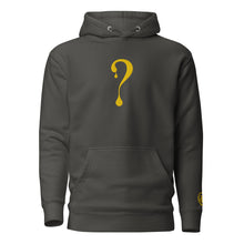 Pullover Hoodie with Gold Dripper Embroidery