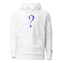 Pullover Hoodie with Purple Dripper Embroidery