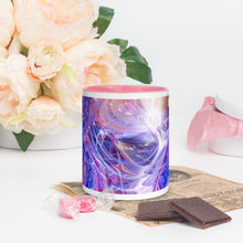 Cosmic Love Mug with Pink Interior and Handle