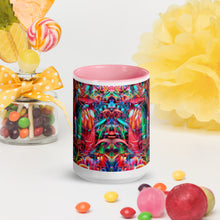 Off to See the Wizard Mug with Pink Interior and Handle