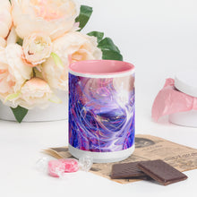 Cosmic Love Mug with Pink Interior and Handle