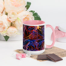 Cosmic Noise Mug with Pink Interior and Handle