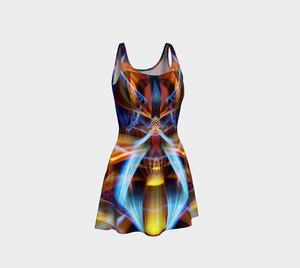 Galactic Sphinx Flare Dress