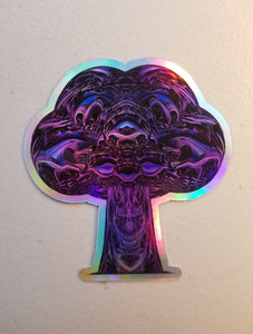 NATURE PACK HOLOGRAPHIC DIE CUT STICKERS