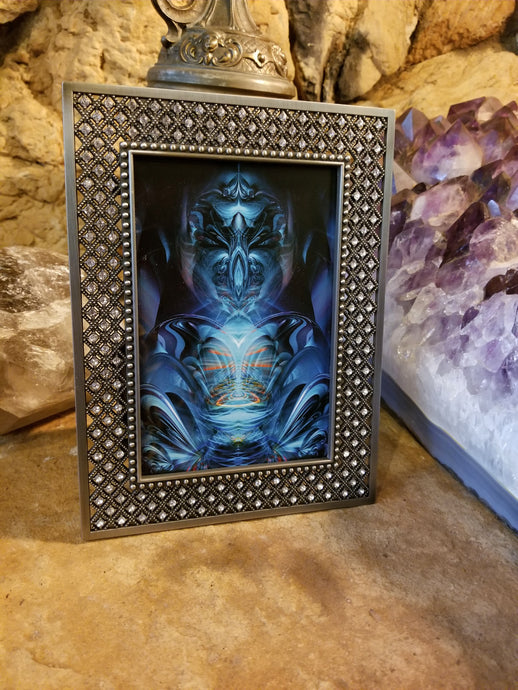 ALIEN GARUDA FRAMED MINI ART