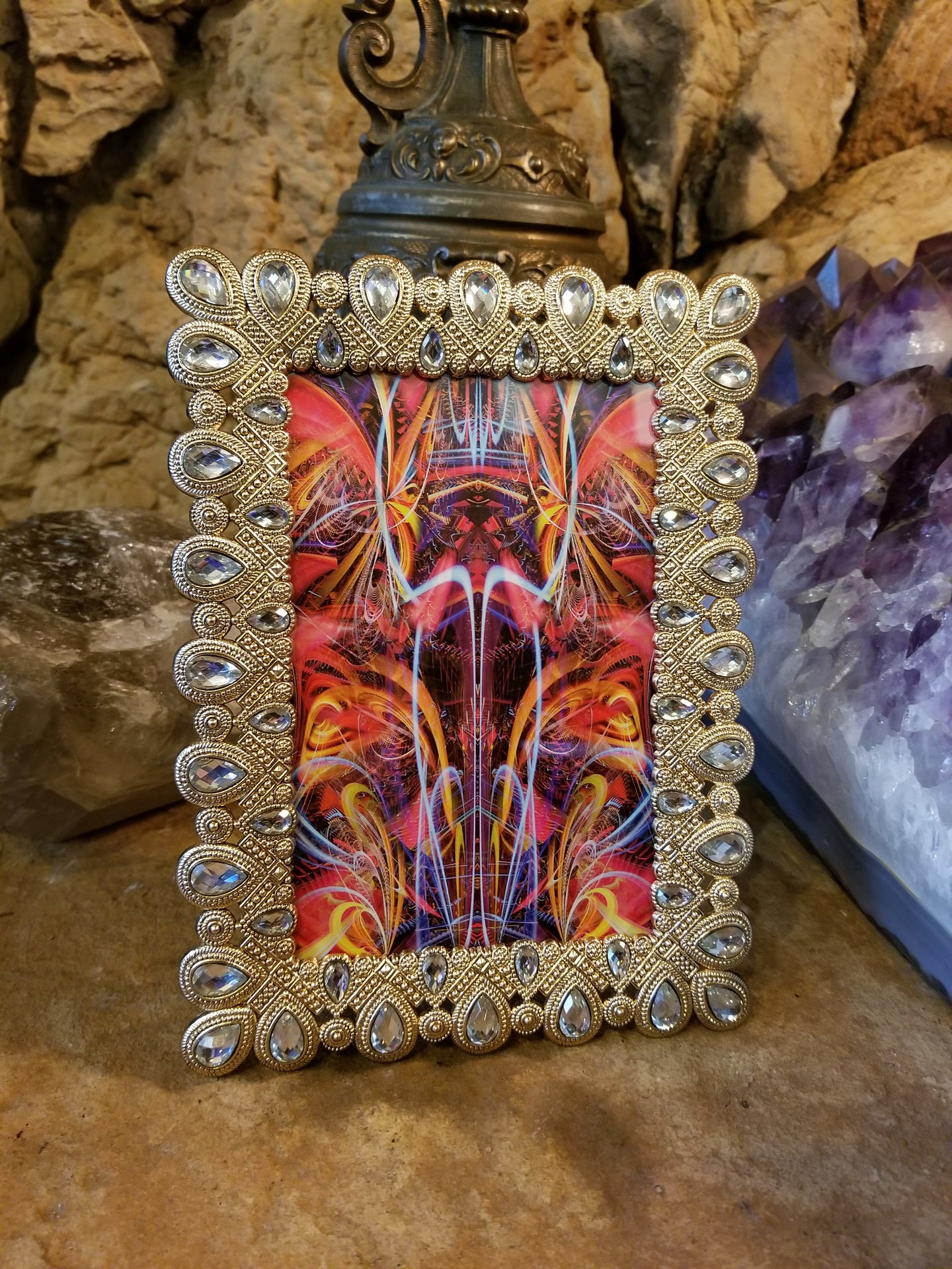 TRIPPING THE LIGHT FANTASTIC FRAMED MINI ART