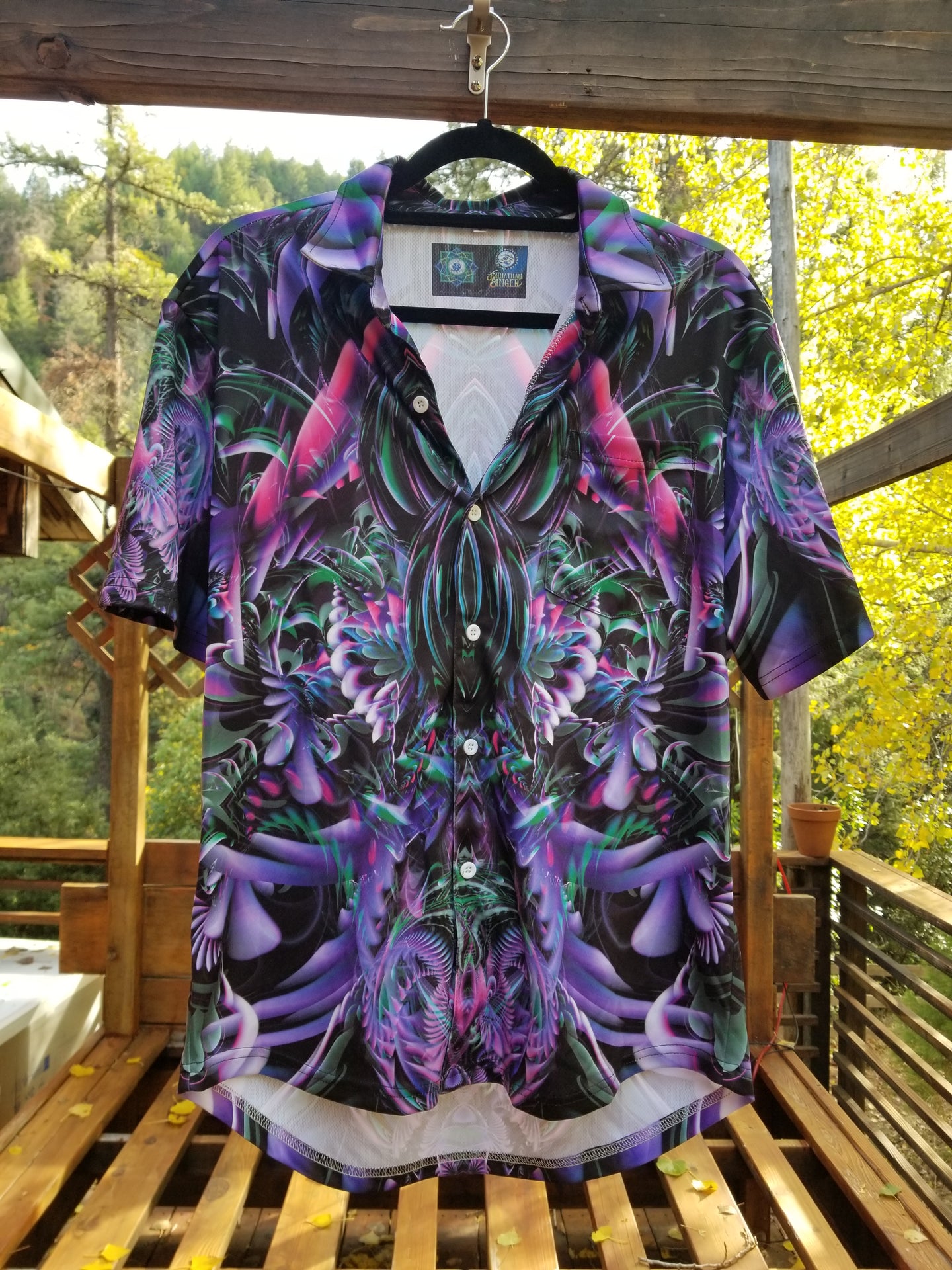THRESHOLD CONSCIOUSNESS BUTTON UP