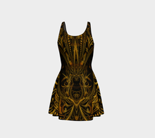 GOLDEN PORTAL FLARE DRESS