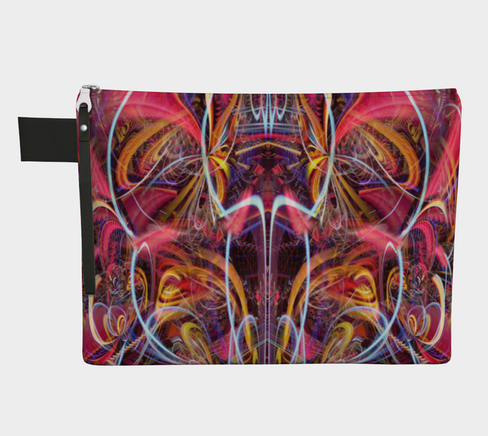 TRIPPING THE LIGHT FANTASTIC ZIPPER POUCH