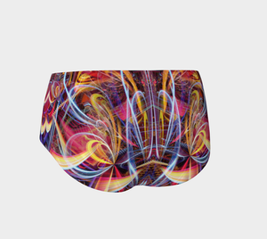 TRIPPING THE LIGHT FANTASTIC BOOTY SHORTS