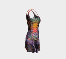 Isis/Ina May Banjo Glass Remix Flare Dress