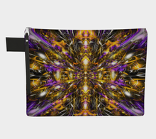 DIAMONDS AND THUNDERBOLTS ZIPPER POUCH