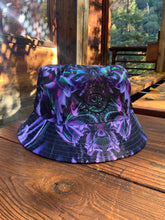 THRESHOLD CONSCIOUSNESS AND PURPLE PORTAL DARK BUCKET HAT