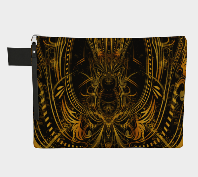 GOLDEN PORTAL ZIPPER POUCH