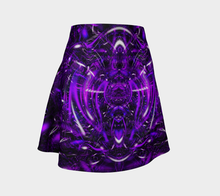 PURPLE PORTAL FLARE SKIRT