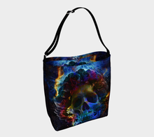 LADY WITH ROSES TOTE BAG