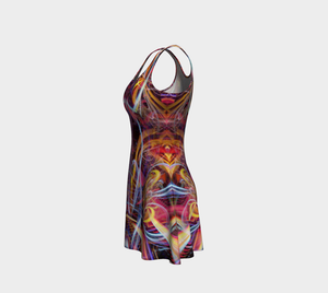 TRIPPING THE LIGHT FANTASTIC FLARE DRESS
