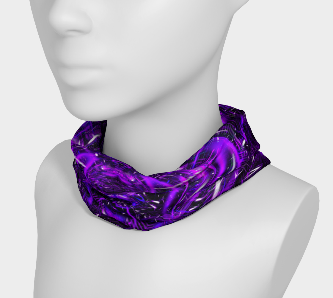 PURPLE PORTAL NECK GAITER