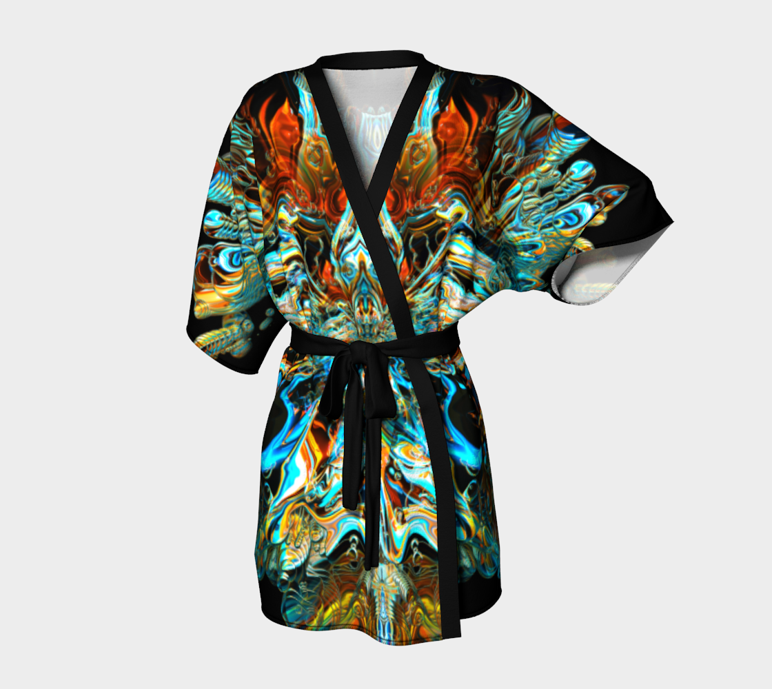 MERCURY IN RETROGRADE KIMONO ROBE Johnathan Singer Art