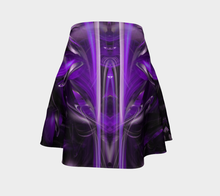 PURPLE ALIEN FLARE SKIRT