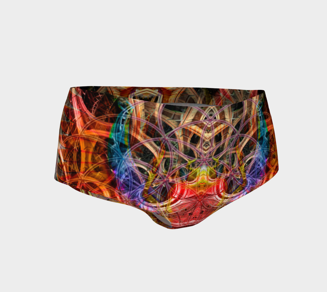 BIRTH OF A SCARAB BOOTY SHORTS