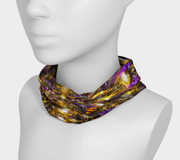 DIAMONDS AND THUNDERBOLTS NECK GAITER