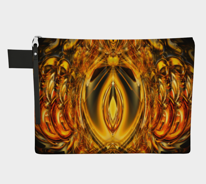 GOLDEN PORTAL ZIPPER POUCH