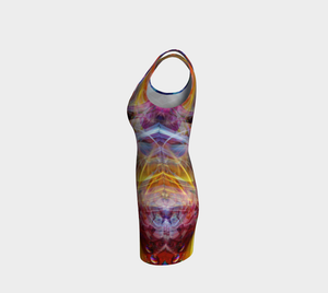 PSYCHEDELIC CIRCUS BODYCON DRESS