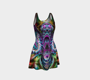 HUMMINGBIRD FLARE DRESS