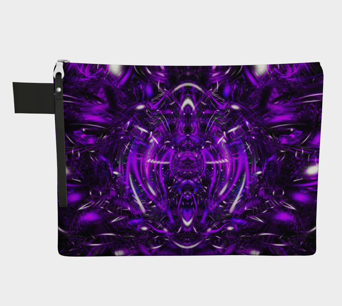 PURPLE PORTAL ZIPPER POUCH