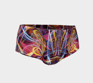 TRIPPING THE LIGHT FANTASTIC BOOTY SHORTS