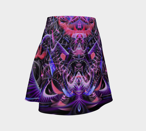 FRACTAL ENTANGLEMENT FLARE SKIRT